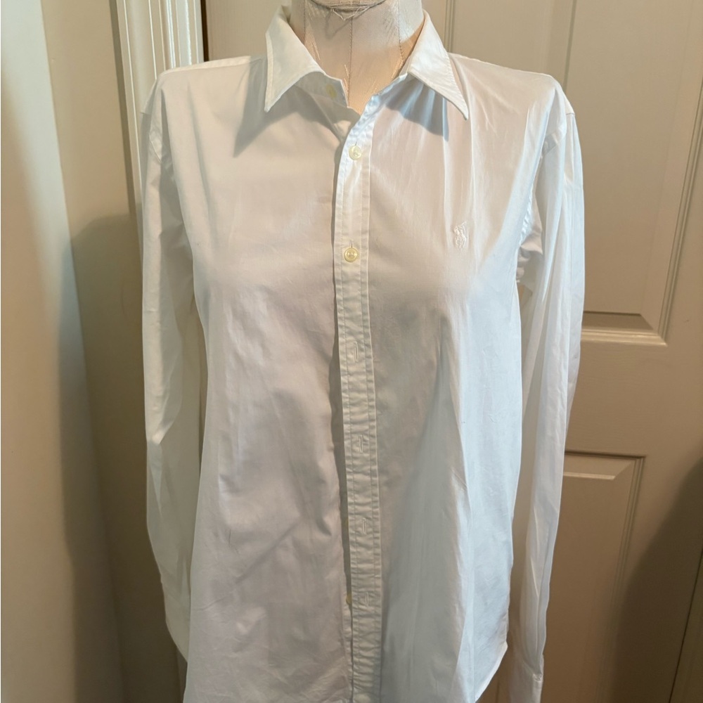 Ralph Lauren women’s Classic White Shirt size XL $148  not sure worn